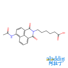 6-(4-乙酰胺基-1,8-萘酰胺基)己酸