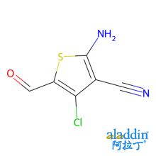 2-氨基-4-氯-3-氰基-5-甲酰基噻吩
