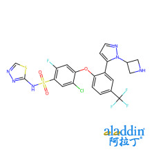 4-[2-[1-(3-氮杂环丁烷基)-1h-吡唑-5-基] -4-(三氟甲基)苯氧基] -5-氯-2-氟-n-1,3,4-噻二唑-2丁基苯磺酰胺