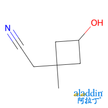 2-(3-hydroxy-1-methylcyclobutyl)acetonitrile