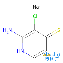 2-amino-3-chloro-pyridine-4-thiol;sodium salt