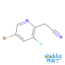 2-(5-bromo-3-fluoro-2-pyridyl)acetonitrile