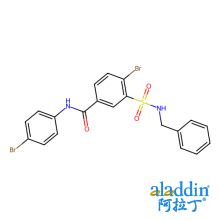 4-溴-N-(4-溴苯基)-3-[[(苯基甲基)氨基]磺酰基]苯甲酰胺