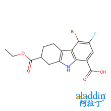 4-bromo-7-ethoxycarbonyl-3-fluoro-6,7,8,9-tetrahydro-5H-carbazole-1-carboxylic acid