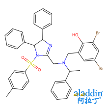 2,4-二溴-6-[[[[(4S,5S)-4,5-二氢-4,5-二苯基-1-甲苯磺酰基-1H-咪唑-2-基]甲基][(S)-1-苯乙基]氨基]甲基]苯酚