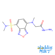 DBD-CO-Hz [=4-(N,N-二甲基氨基磺酰)-7-(N-肼基羰甲基-N-甲基)氨基-2,1,3-苯并恶二唑][用于高效液相色谱标记]