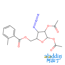 1,2-二-O-乙酰基-3-叠氮-3-脱氧-5-O-(p-甲苯基)-D -呋喃核糖