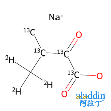 2-酮基-3-(甲基-d₃)-丁酸 acid-1,2,3,4-¹³C₄ 钠盐