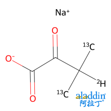 2-酮基-(3-甲基-¹³C)-丁酸-4-¹³C,3-d酸式钠盐
