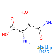 L-天冬酰胺-¹³C₄一水合物
