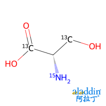 L-丝氨酸-¹³C₃,¹⁵N