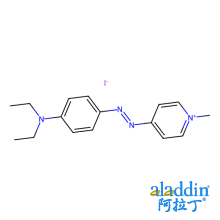 MDEPAP [=碘化1-甲基-4-(4-二乙氨基苯偶氮)吡啶盐][用于阴离子表面活性剂测定的萃取分光光度试剂]