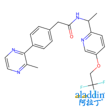 2-[4-(3-甲基吡嗪-2-基)苯基] -N-[(1R)-1-[5-(2,2,2-三氟乙氧基)吡啶-2-基]乙基]乙酰胺