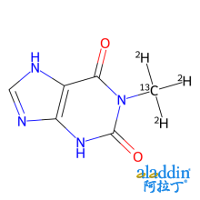 1-甲基黄嘌呤-(甲基-¹³C,d₃)