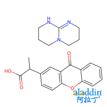 2-(9-氧呫吨-2-基)丙酸1,5,7-三氮双环[4.4.0]癸-5-烯盐