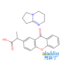 2-(9-氧代占吨-2-基)丙酸1,5-二氮杂二环[4.3.0]壬-5-烯盐