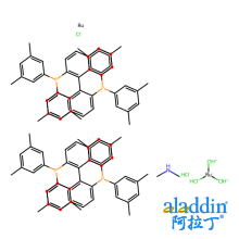 三(μ-氯)双[(R)-(+)-2,2'-双(二对甲苯基膦)-1,1'-联萘]二氯化二钌