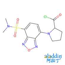 (S)-(-)-DBD-Pro-COCl [=(S)-(-)-4-(N,N-二甲氨基磺酰基)-7-(2-氯甲酰四氢吡咯-1-基)-2,1,3-苯并恶二唑][用于旋光纯度测定的高效液相色谱标记试剂]