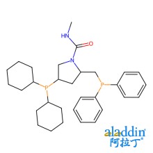 (2S,4S)-(-)-2- (二苯基膦基甲基)-4-(二环己基膦基)-N-甲基-1-吡咯烷甲酰胺
