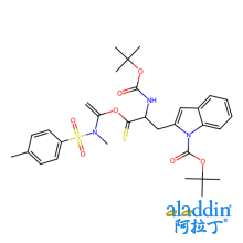 (S)-叔丁基2-(2-((叔丁氧基羰基)氨基)-3-((1-(N,4-二甲基苯基磺酰胺基)乙烯基)氧基)-3-硫代氧丙基)-1H-吲哚-1-羧酸盐