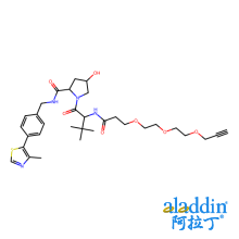 (S,R,S)-AHPC-PEG₃-炔烃