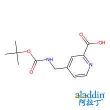 4-[(叔丁氧羰氨基)甲基]吡啶-2-羧酸[激子手性法用试剂]