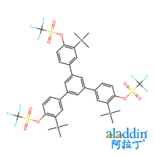 1,3,5-三[(4-三氟甲磺酰氧基)-3-(三甲基硅基)苯基]苯
