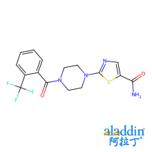 2-(4-(2-(三氟甲基)苯甲酰基)哌嗪-1-基)噻唑-5-羧酰胺