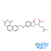 1843U89;(2S)-2-(5-{[(3-甲基-1-氧代-1,2-二氢苯并[f]喹唑啉-9-基)甲基]氨基] -1-氧代-1,3-二氢-2H-异吲哚-2-基)戊二酸