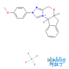 (5aS,​10bR)​-​5a,​10b-二氢-​2-​(4-​甲氧基苯基)​-4H,​6H-​茚并[2,​1-​b]​[1,​2,​4]​三唑[4,​3-​d]​[1,​4]​恶嗪四氟硼酸盐