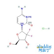 吉西他滨-¹³C，¹⁵N2盐酸盐