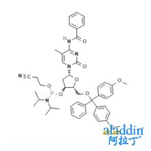 N4-苯甲酰基-5-甲基-5'-O-DMT-脱氧胞苷亚磷酰胺单体