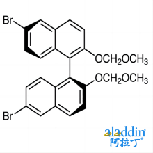 (S)-(-)-6,6′-二溴-2,2′-双(甲氧基甲氧基)-1,1′-联萘