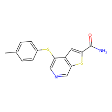 4-(p-甲苯基硫)噻吩并[2,3-c]吡啶-2-甲酰胺