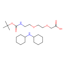 2-[2-(Boc-氨基)乙氧基]乙氧基乙酸（二环己基铵）盐