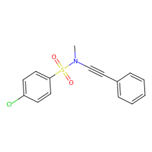 4-氯-N-甲基-N-(苯乙炔基)苯磺酰胺