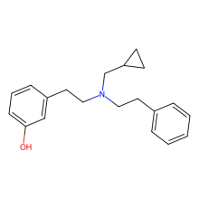 3-[2-[cyclopropylmethyl(2-phenylethyl)amino]ethyl]phenol