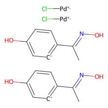 二-μ-氯双[5-羟基-2-[1-(肟基)乙基]苯基]钯(II)二聚体