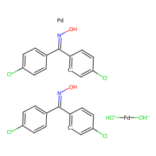 二-μ-氯双[5-氯-2-[(4-氯苯基)(肟基)甲基]苯基]钯(II)二聚体