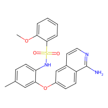 N-(2-(1-Aminoisoquinolin-6-yloxy)-4-methylphenyl)-2-methoxybenzenesulfonamide