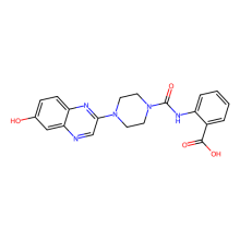 2-[[4-(6-oxo-4H-quinoxalin-2-yl)piperazine-1-carbonyl]amino]benzoic acid