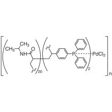 聚[N-异丙基丙烯酰胺-共-4-(二苯基膦基)苯乙烯]-二氯化钯(II) (丙烯酰胺:膦=20:2)