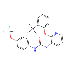 1-[2-(2-tert-butylphenoxy)pyridin-3-yl]-3-[4-(trifluoromethoxy)phenyl]urea