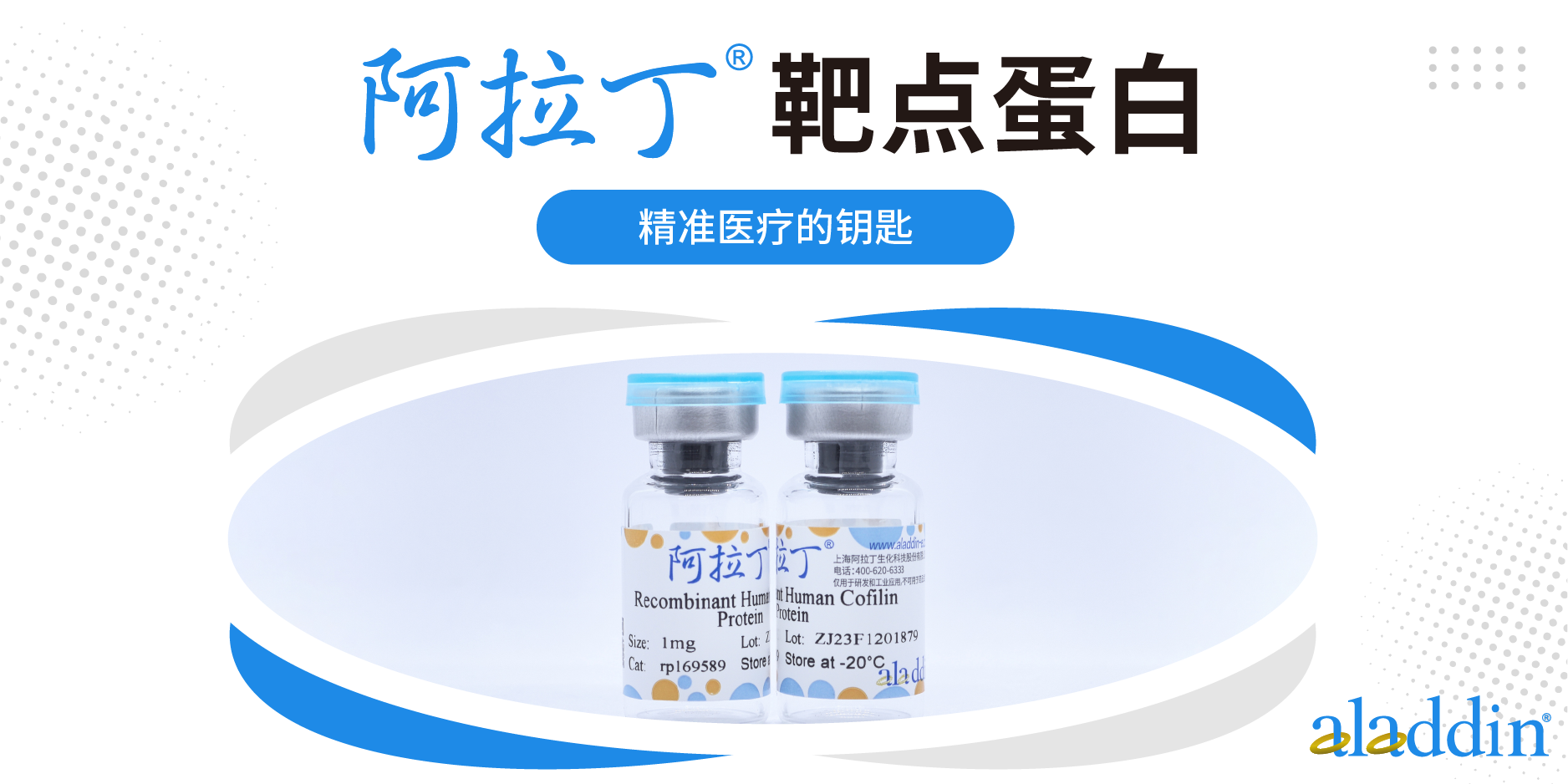 靶点蛋白 | 阿拉丁护航，彰显科研价值