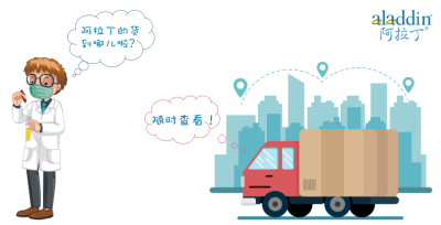 阿拉丁的货到哪儿啦？随时查看！